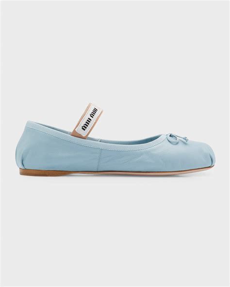 miu miu ballerina flats 2016